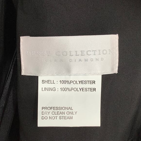 Dessy Collection Size 6 Sleeveless Floral Maxi Dress w/Front Slit $273 msrp J3-1 - Picture 5 of 9